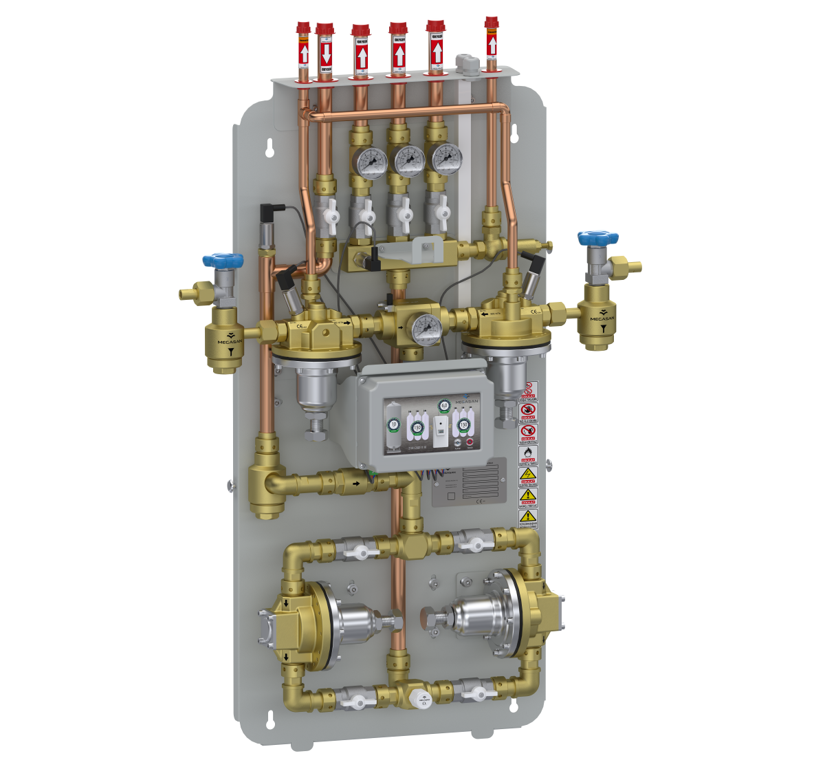 Automatic high-pressure reduction station and equipment