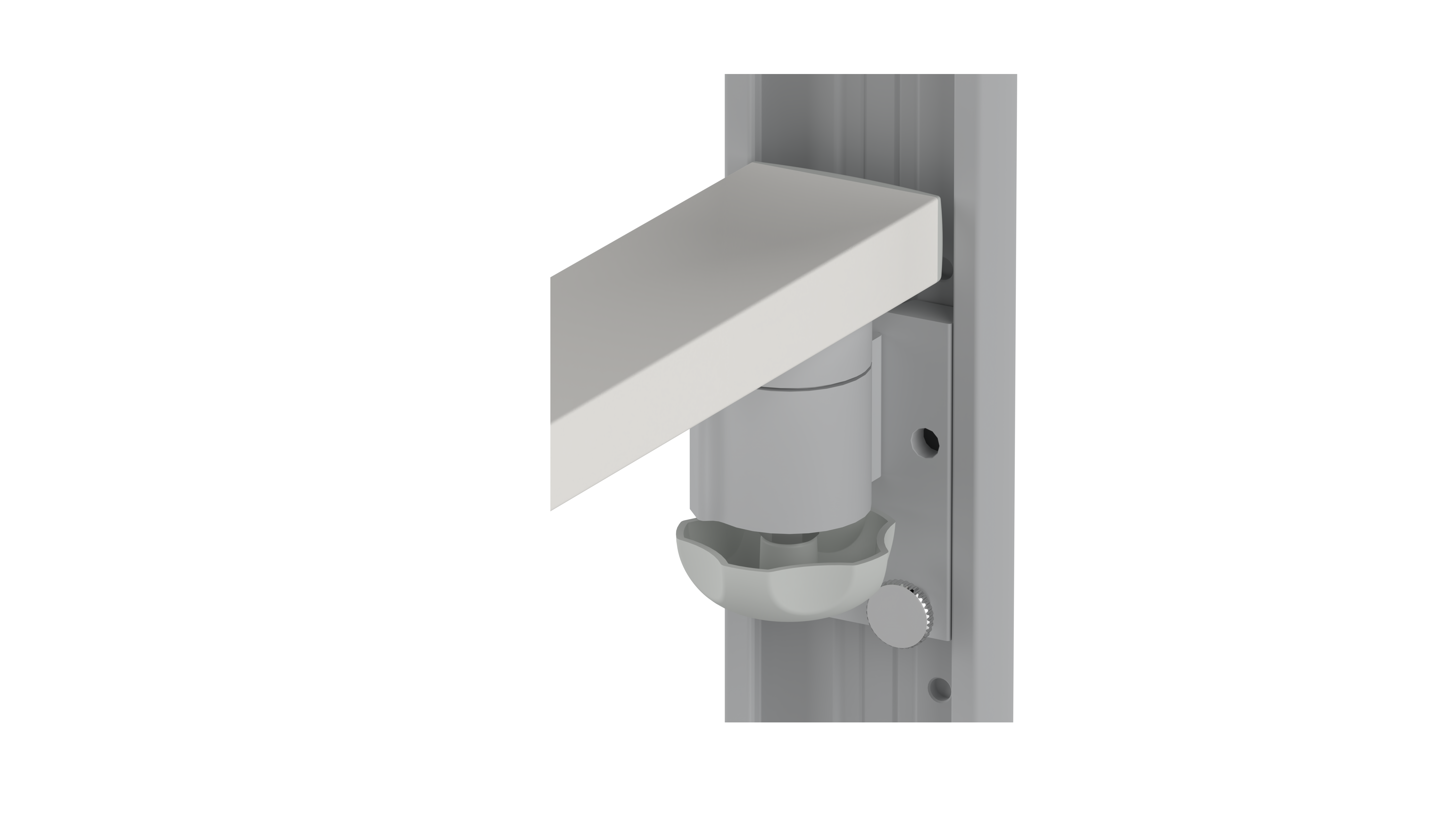 Swivel wall-mounted monitor holder with basket