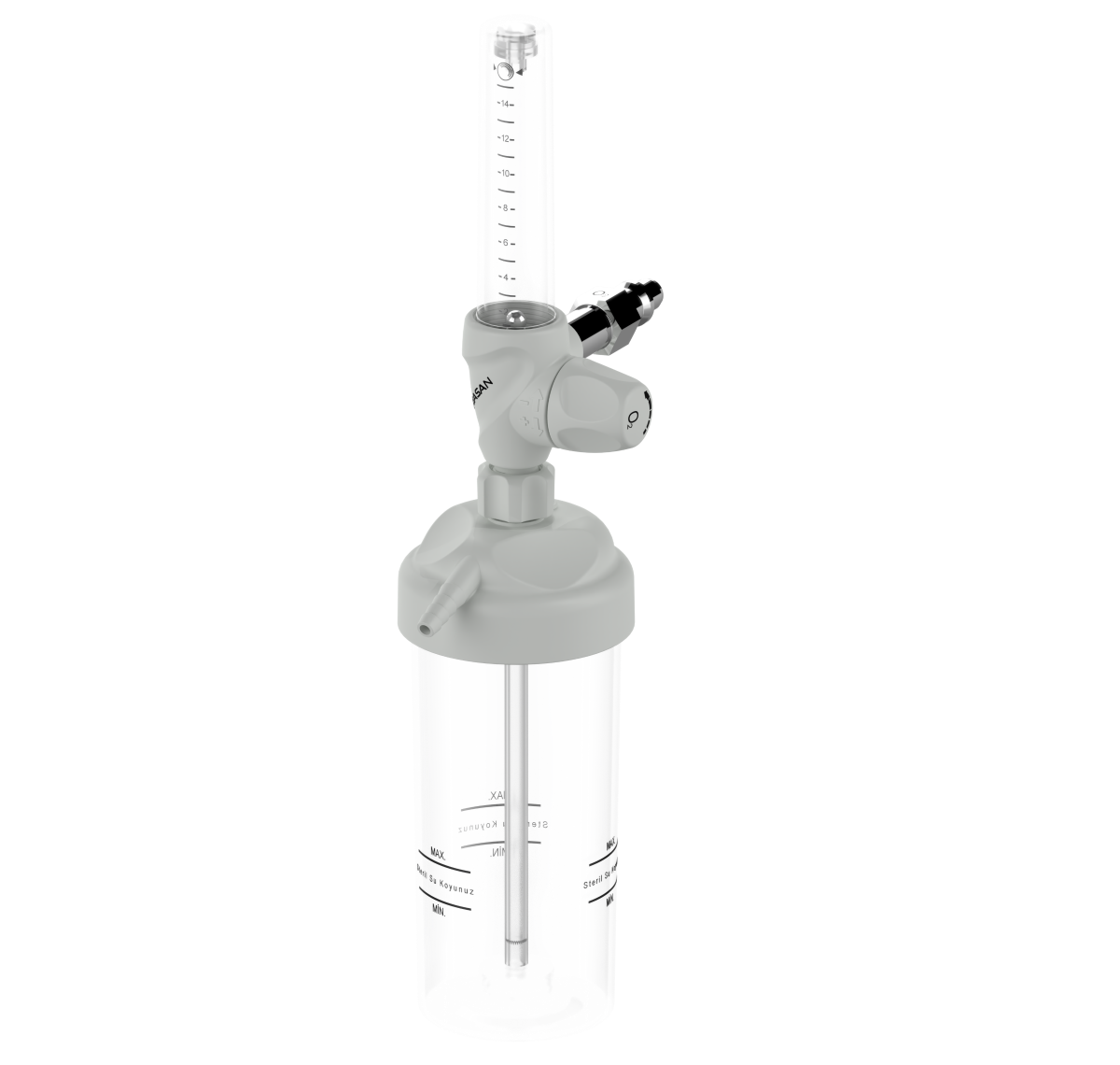 Plastic rotameter flowmeter