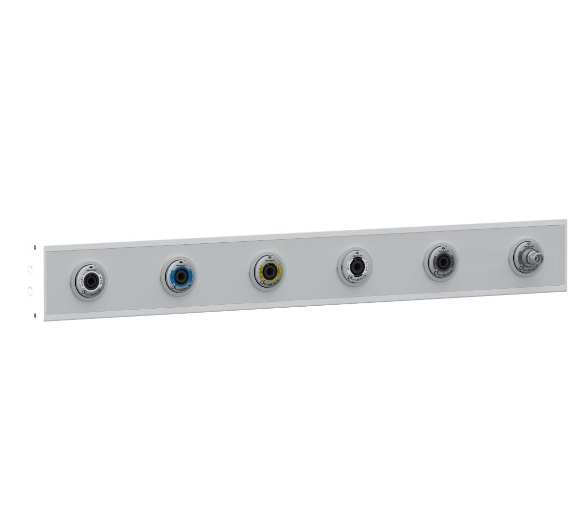 Surface-mounted horizontal aluminium gas module