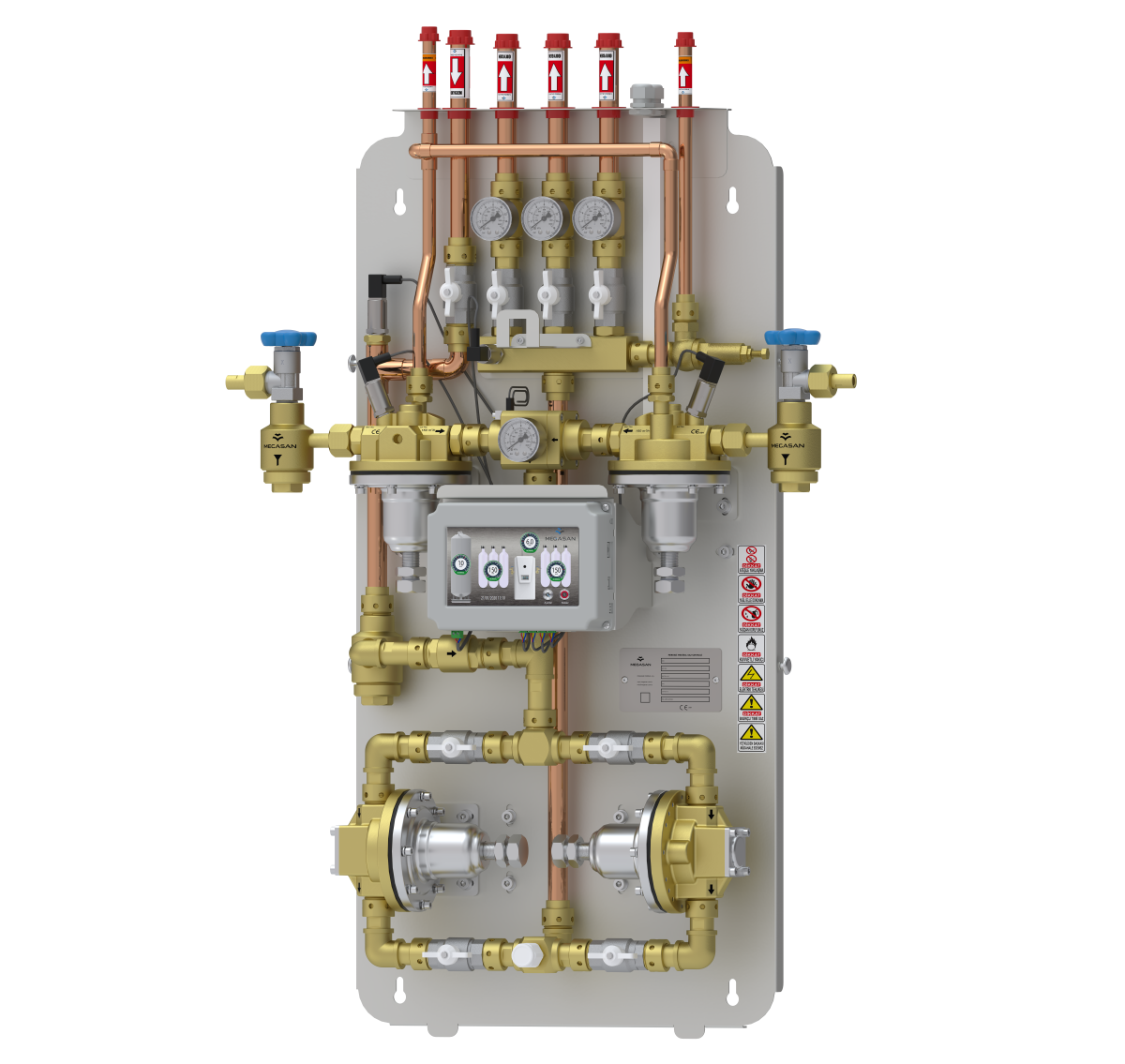 Automatic high-pressure reduction station and equipment